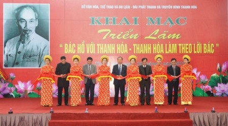Triển lãm Chủ tịch Hồ Chí Minh với Thanh Hóa - Thanh Hóa làm theo lời Chủ tịch Hồ Chí Minh  - ảnh 1